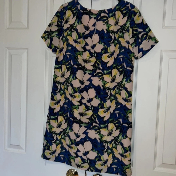 J Crew Floral Tropical Print Shift Dress Sz M - Picture 13 of 14